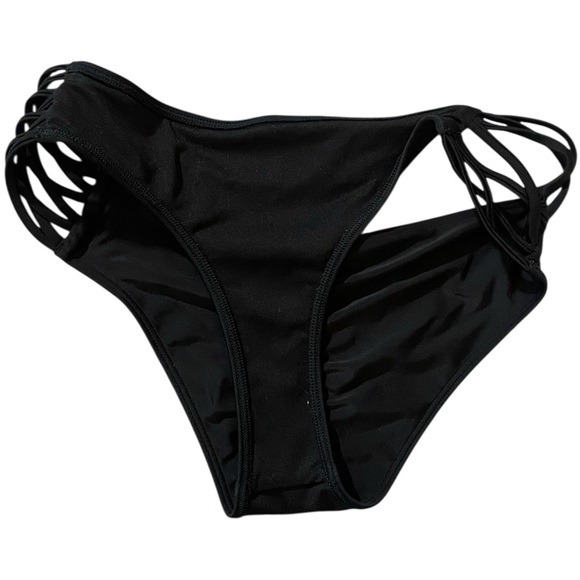 Hollister Sleek Black Bikini Bottom with Cutout Sides - Picture 8 of 9